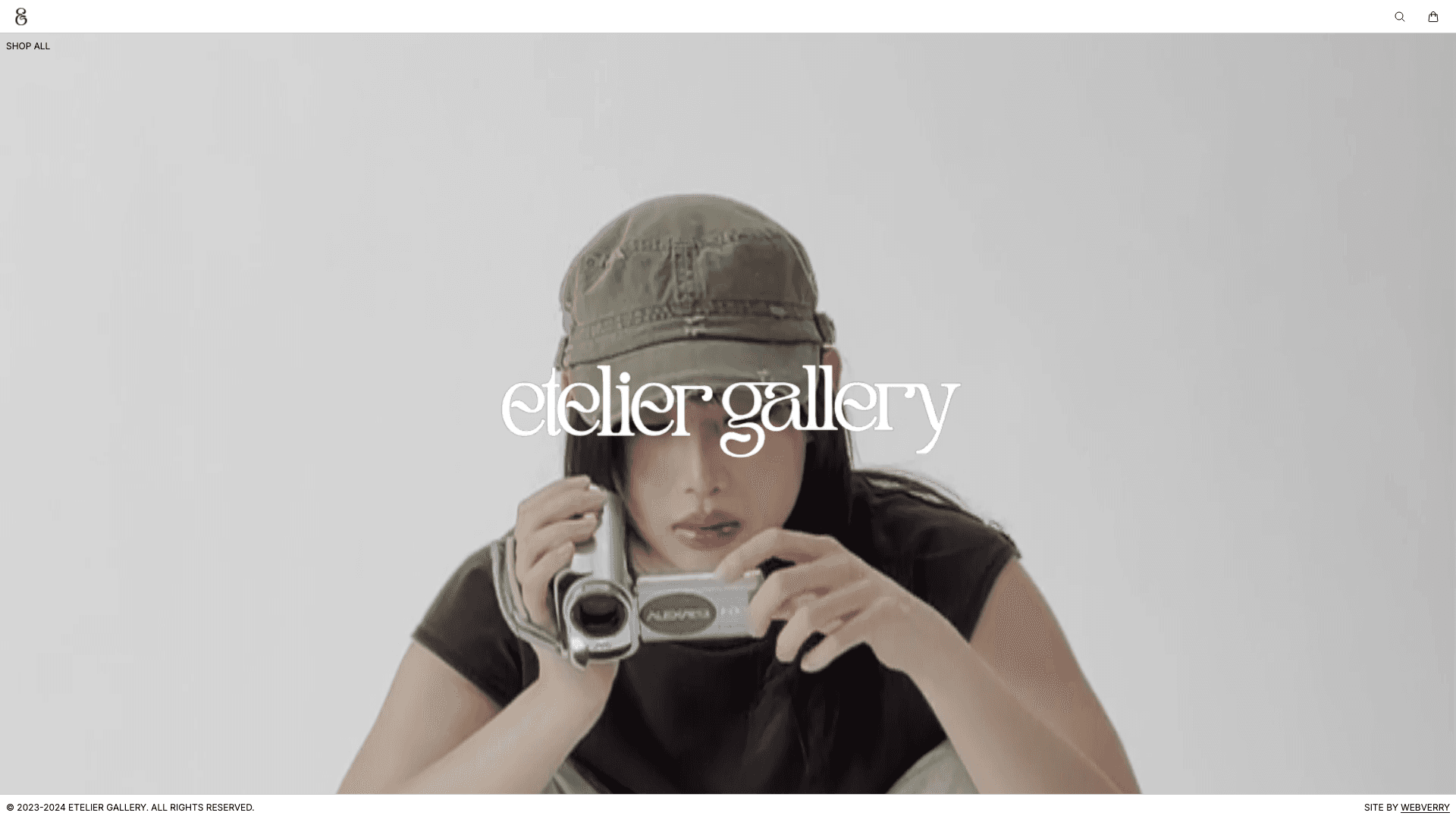 Etelier gallery website